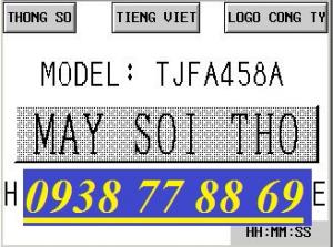 Màn hình máy sợi thô TJFA458