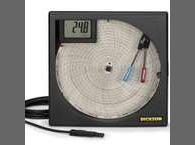 Dickson TH800 8 "(203mm) Nhiệt độ và độ ẩm ghi biểu đồ